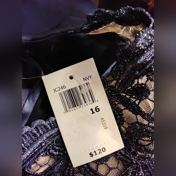 Black Flutter Sleeve V-Neck Maxi Gown - Picture 6 of 8